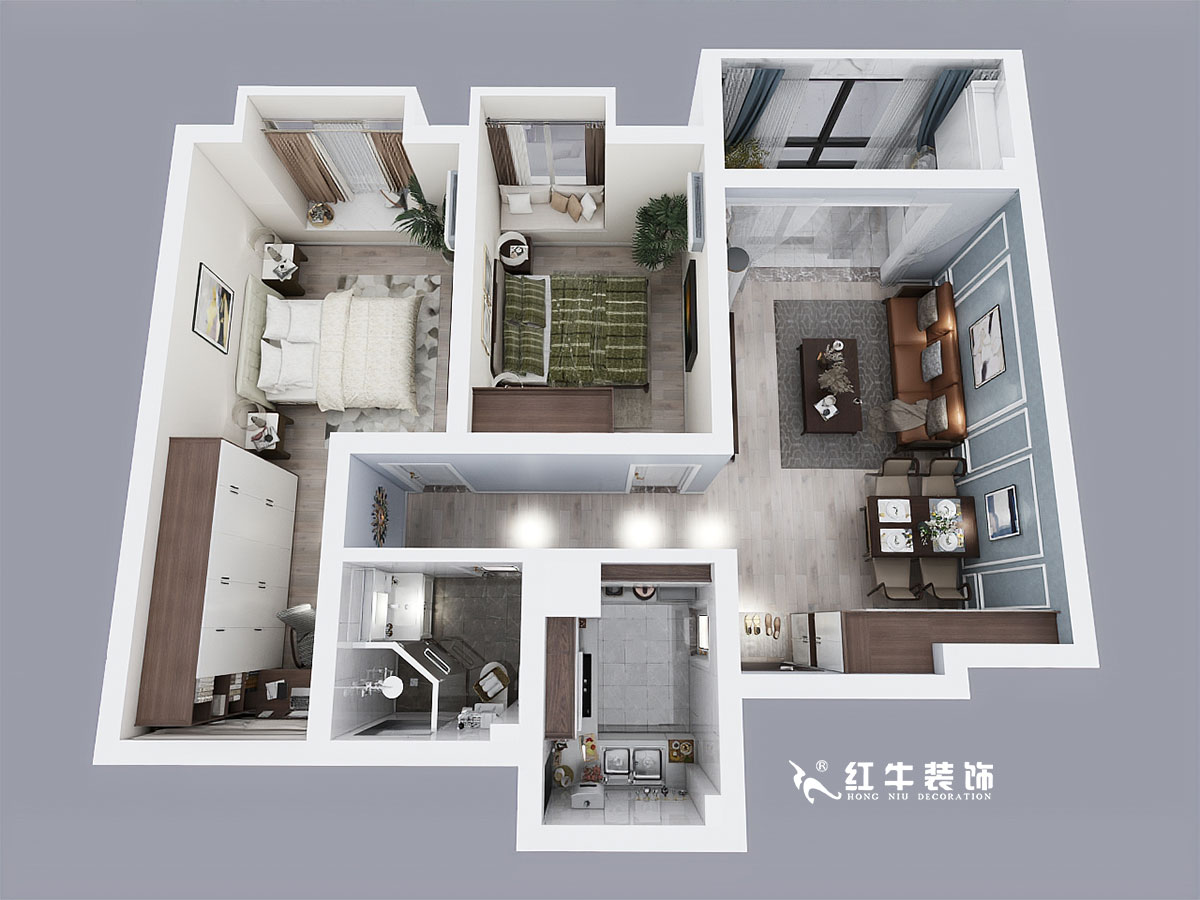 劉小勇_仙林悅城7-2403-89㎡-現(xiàn)代簡(jiǎn)約風(fēng)格_2室1衛(wèi)_成品家￥11