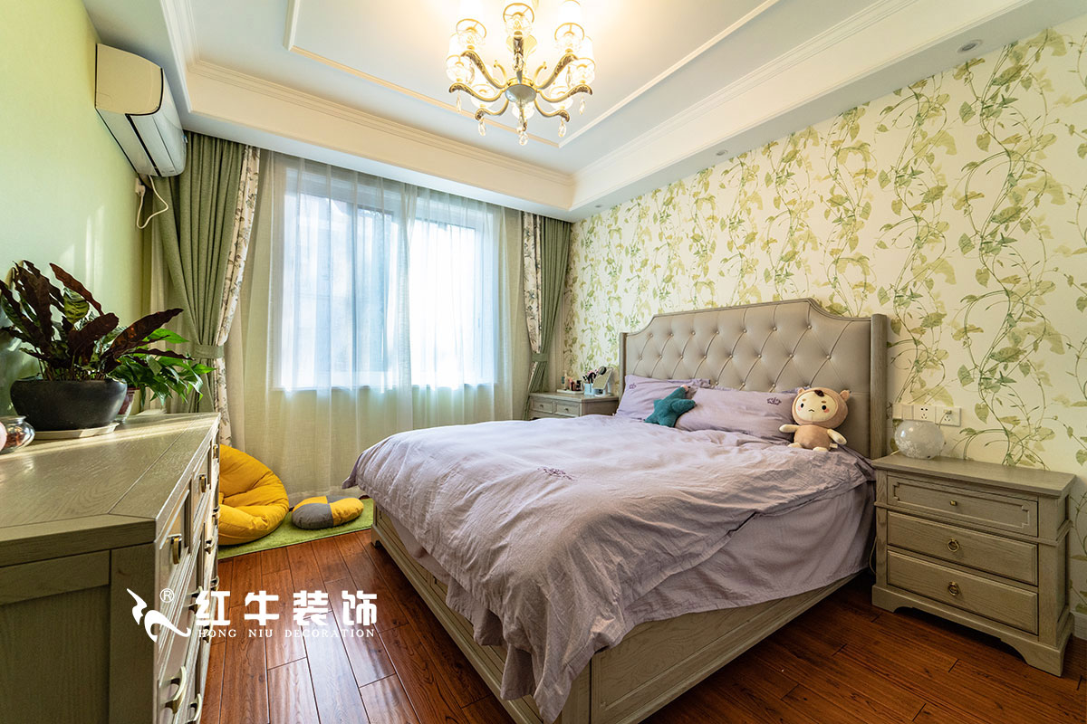 【實景案例】陶陽_月牙湖花園-145㎡-簡美輕奢風(fēng)格_3室2廳1衛(wèi)_全包18萬09女兒房