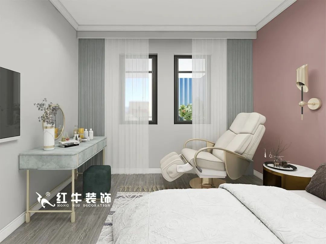 劉萍萍_仙龍灣山莊90㎡輕奢風(fēng)格｜加入一點(diǎn)金屬線條，這個家高級又溫柔！09