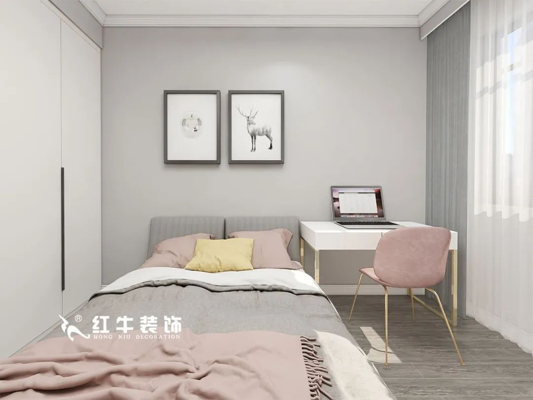 劉萍萍_仙龍灣山莊90㎡輕奢風(fēng)格｜加入一點(diǎn)金屬線條，這個家高級又溫柔！10