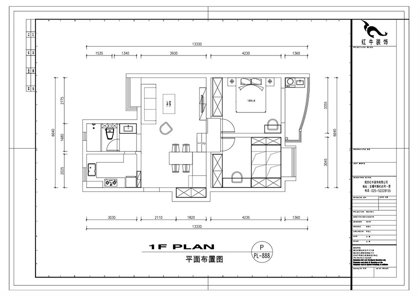 劉萍萍_楓丹白露10-101-87㎡-北歐風格_2室2廳1衛(wèi)（老房裝修）_定制家￥127380_全包12