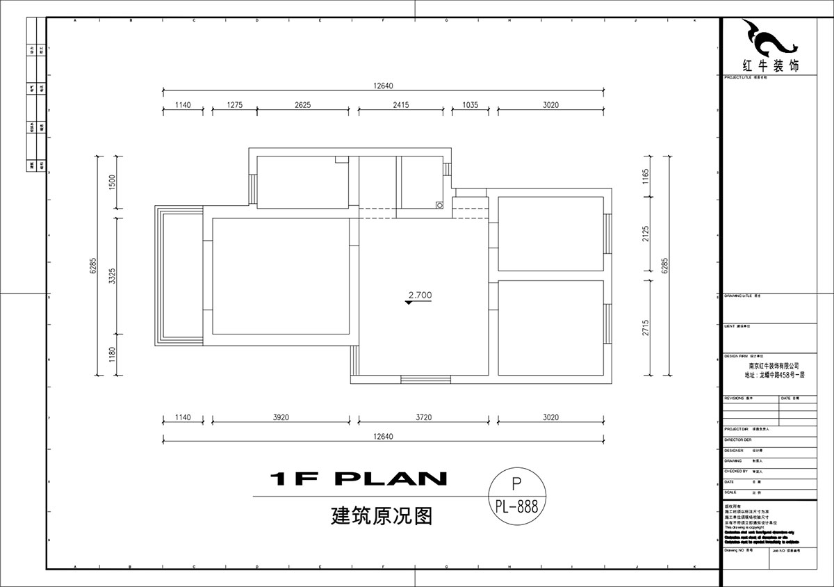 劉萍萍｜秦虹小區(qū)鶯虹苑12-56-701-78㎡-簡(jiǎn)歐風(fēng)格｜3室2廳1衛(wèi)｜老房裝修｜定制家｜全包12萬(wàn)｜00_01建筑原況圖