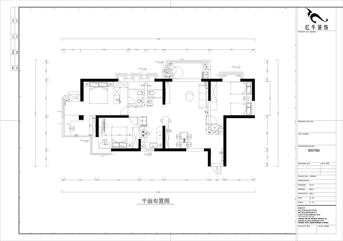 孟憲濤｜龍園北路80號(hào)1-2706-130㎡-現(xiàn)代簡(jiǎn)約風(fēng)格｜4室2廳2衛(wèi)｜老房裝修｜定制家｜全包16萬(wàn)｜00_02平面布置圖