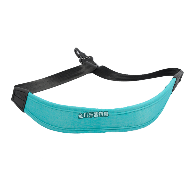 F-6102薩克斯脖帶 青色背面