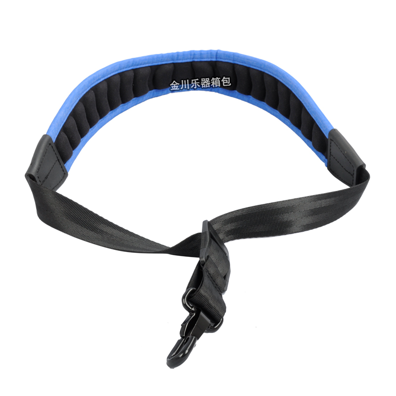 F-6102薩克斯脖帶 藍色1